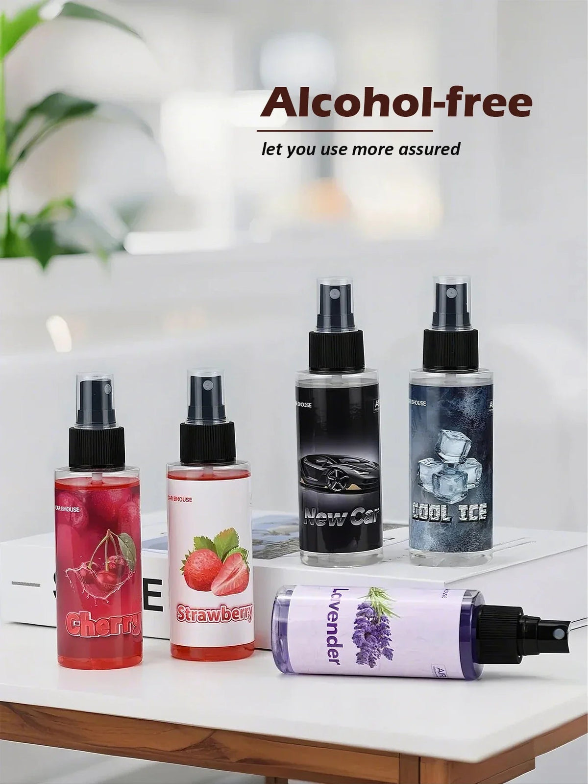 100ml/3.38oz 10 scents air freshener, quickly eliminate odors, long lasting fragrance, air fresh, suitable for home, car, gifts - JromoCompany