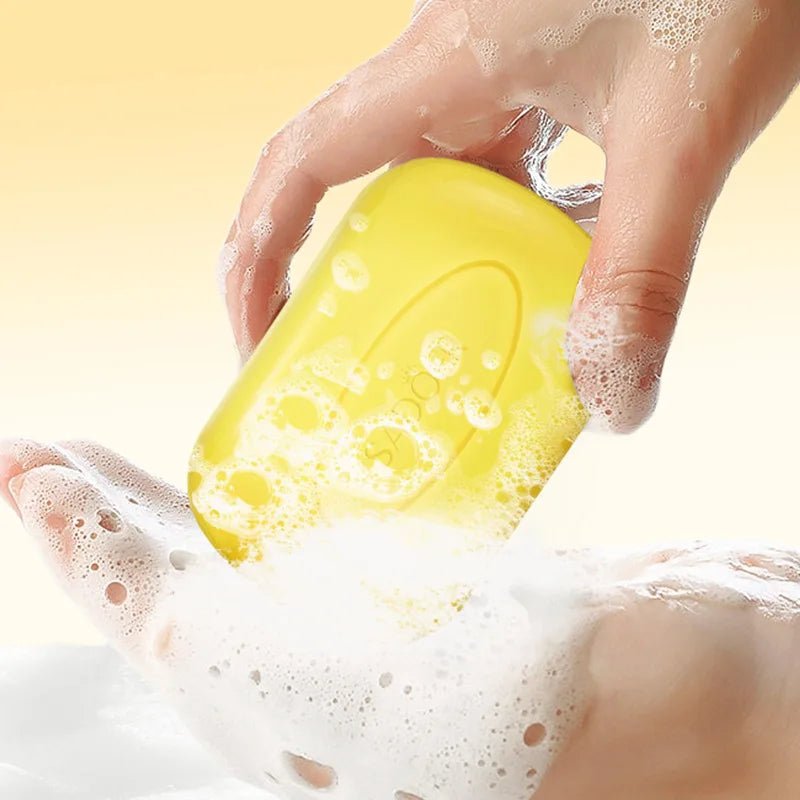 1/2pcs SADOER Sulfur Mite Removing Facial Soap Universal Handmade Soap for Body Face Wash Foam Moisturizing Facial Cleanser - JromoCompany