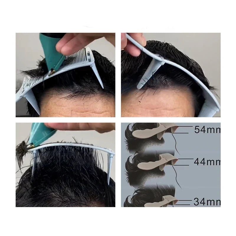 1/3Pcs Barber Hair Comb Kit Flat Top Hair Cutting Fading Stying Fade Comb Men Fade Brush Salon Hair Tool Accessories - JromoCompany