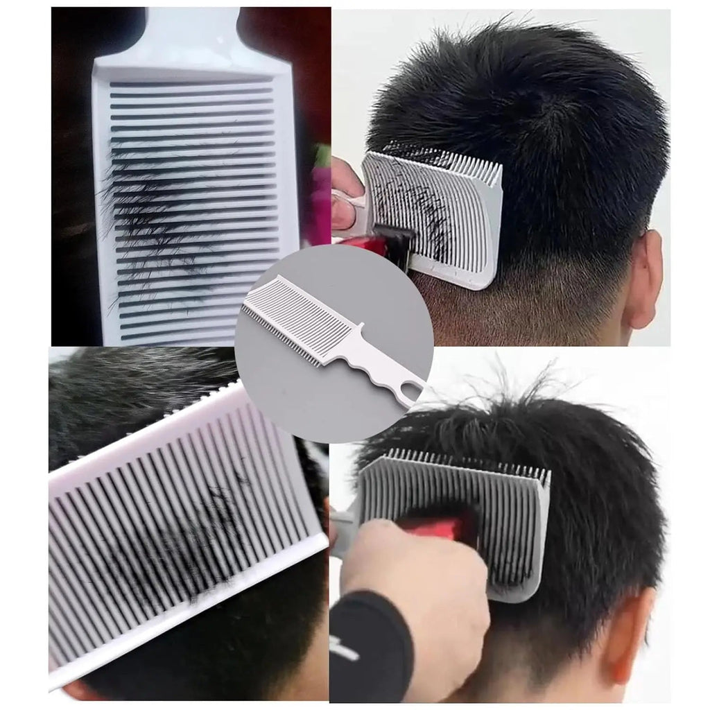 1/3Pcs Barber Hair Comb Kit Flat Top Hair Cutting Fading Stying Fade Comb Men Fade Brush Salon Hair Tool Accessories - JromoCompany