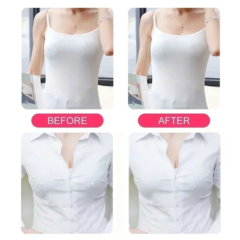 2-24PCS Invisible Self Adhesive Chest Paste Reusable Sticker Breast Petal Strapless Lift Up Bra Pad Silicone Petal Nipple Cover - JromoCompany