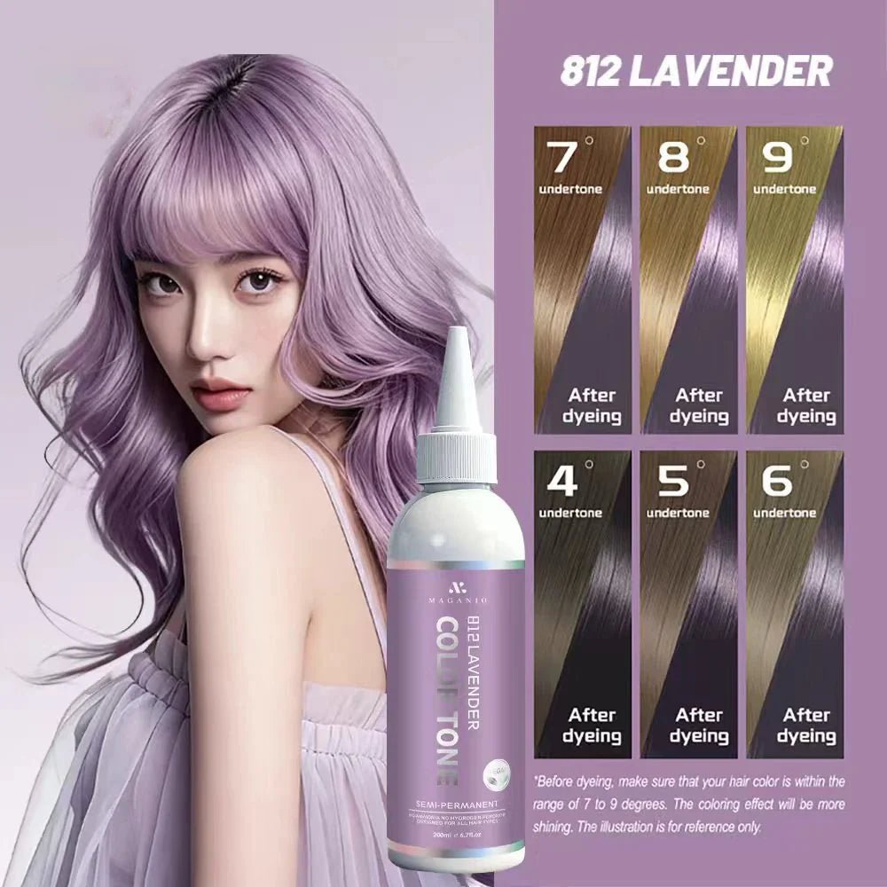200ml plant-based hair dye, long-lasting color, easy to apply, covers gray hair, repairs damaged hair, and is easy to color. - JromoCompany