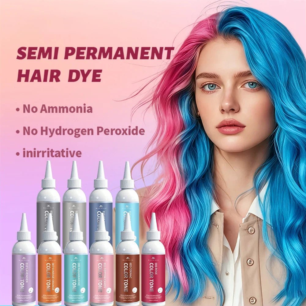 200ml plant-based hair dye, long-lasting color, easy to apply, covers gray hair, repairs damaged hair, and is easy to color. - JromoCompany