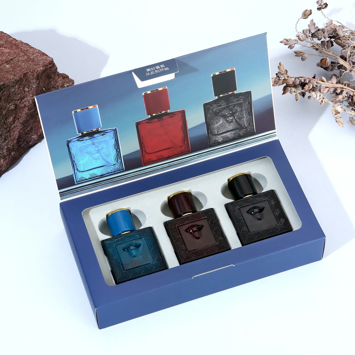 2025new 30ML*3 Perfume Luxury Gift Set Woman Fresh Cologne Woody Eau De Toilette Parfume Floral Scent Lasting Pheromone - JromoCompany