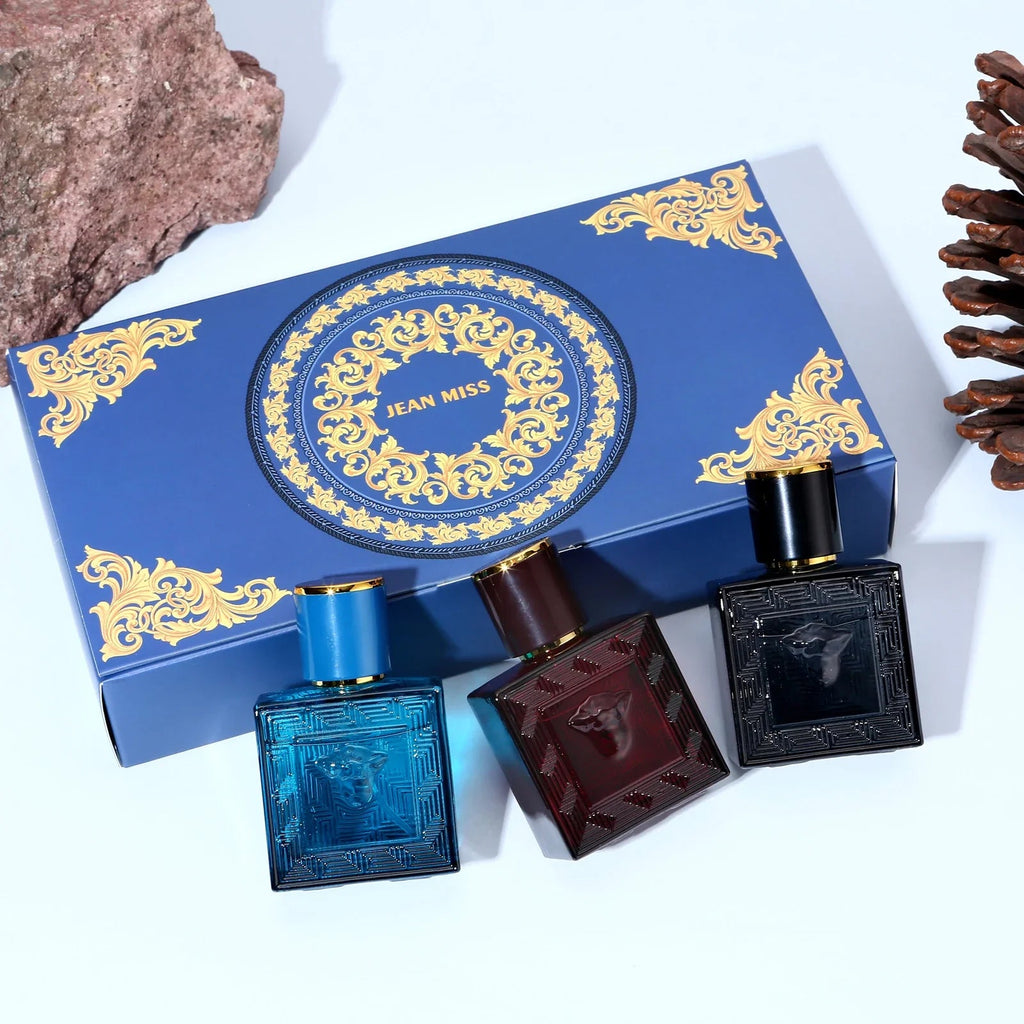 2025new 30ML*3 Perfume Luxury Gift Set Woman Fresh Cologne Woody Eau De Toilette Parfume Floral Scent Lasting Pheromone - JromoCompany