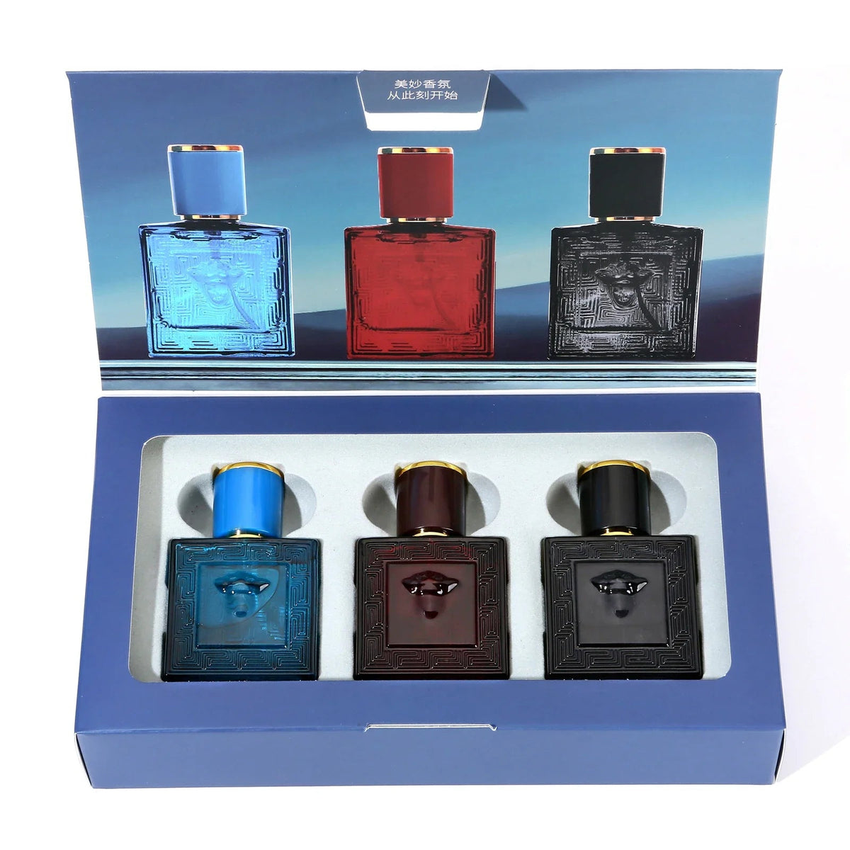 2025new 30ML*3 Perfume Luxury Gift Set Woman Fresh Cologne Woody Eau De Toilette Parfume Floral Scent Lasting Pheromone - JromoCompany