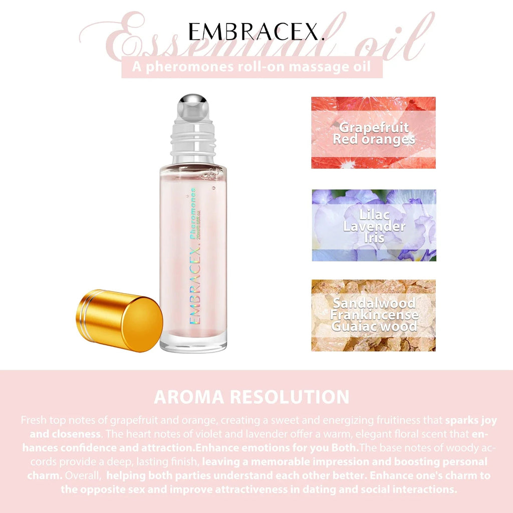 20ml Pheromone Perfumes Essential Oils Pheromone Perfume Women Oil Roll On Perfume Gifts Skincare - JromoCompany