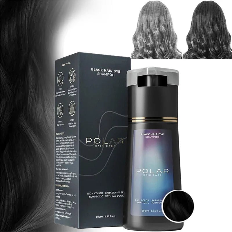 3-in-1 Hair Dye Shampoo Quick Color Shampoo White Hair Quick Blackening Shampoo Oil Control Fluffy Shampoo Product Nourish Hair - JromoCompany