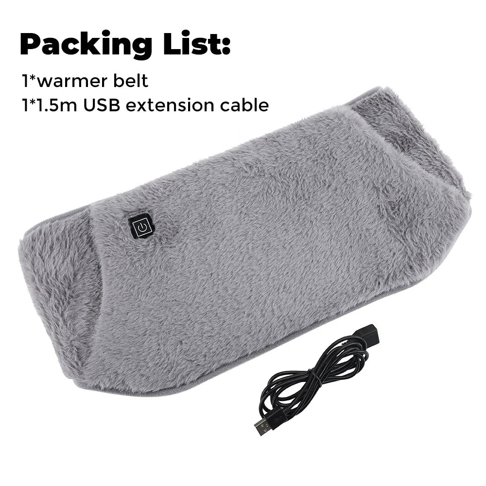 3 Levels Electric Graphene Heating Pad Cold-Proof Uterine Belt Cold-Proof Hand Waist Warming Pad USB Recharging Abdominal Warmer - JromoCompany