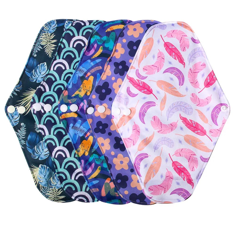 3 sizes Reusable menstrual pads for monthly sanitary pad towels Heavy absorbency women use in period Feminine Hygiene - JromoCompany