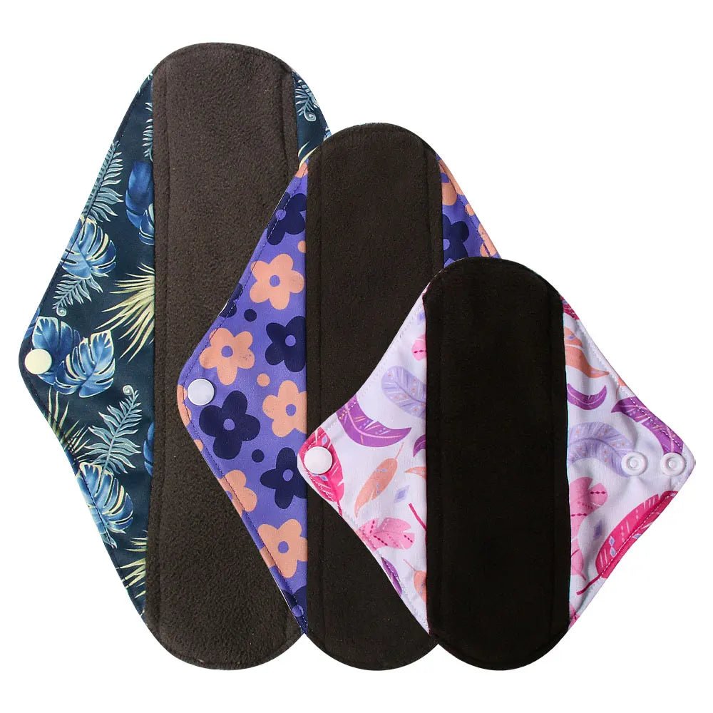 3 sizes Reusable menstrual pads for monthly sanitary pad towels Heavy absorbency women use in period Feminine Hygiene - JromoCompany