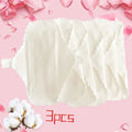 3pcs Cotton Reusable Thin Sanitary Pads Leakproof Washable Women Panty Liner Hygiene Menstrual Pads 180MM - JromoCompany