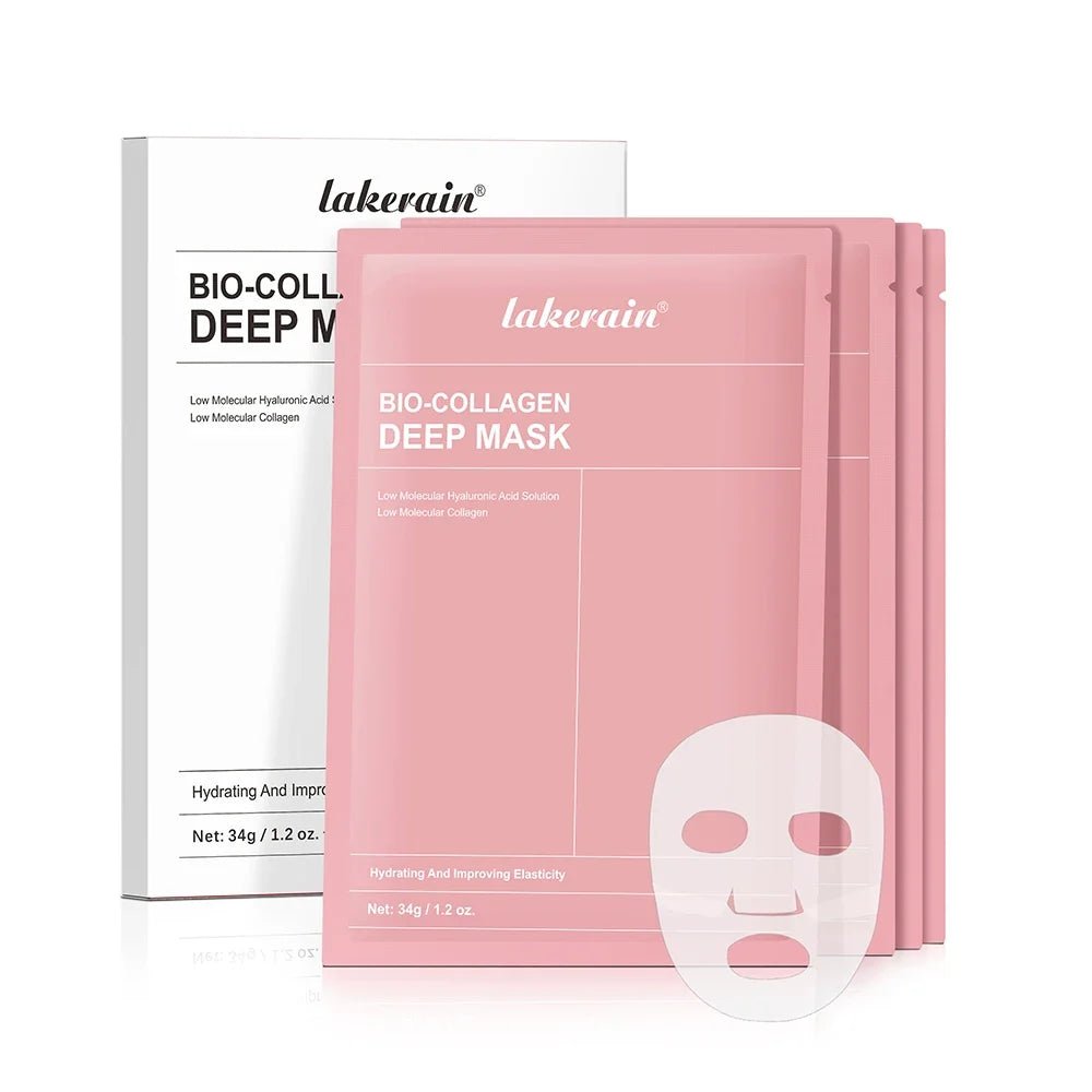 4pcs Bio-Collagen Deep Face Mask Overnight Mask Moisturizing Improvement Pore Brightening Face Firming Skincare - JromoCompany