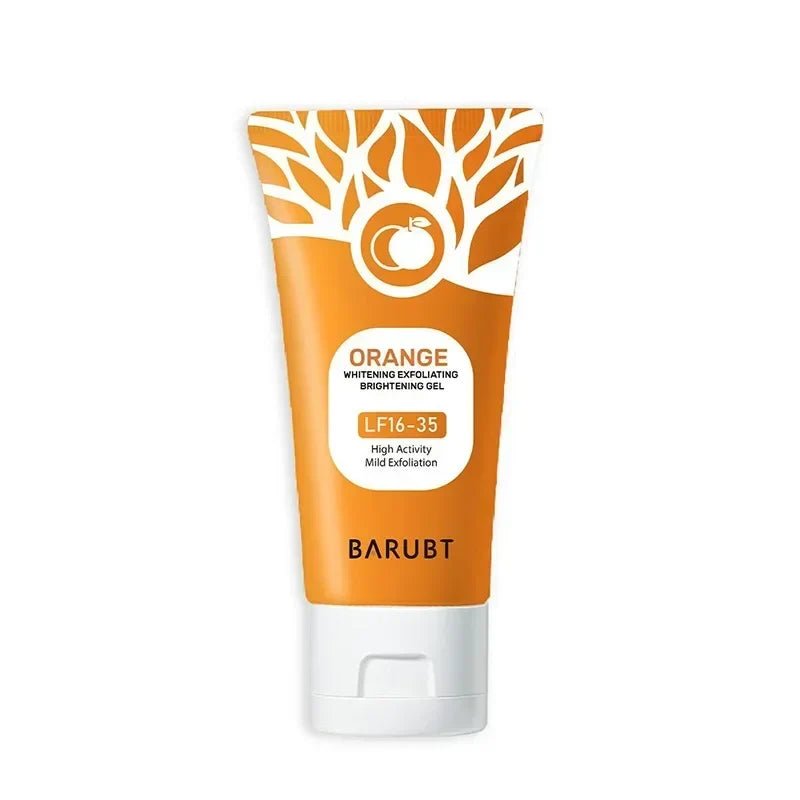 50g Orange Exfoliating Gel For Facial Body Gentle Orange Facial Scrub Body Cleansing Gel Dead Skin Remover Scrub Skin Cleaning - JromoCompany