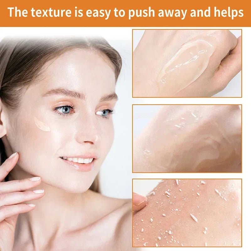 50g Orange Exfoliating Gel For Facial Body Gentle Orange Facial Scrub Body Cleansing Gel Dead Skin Remover Scrub Skin Cleaning - JromoCompany