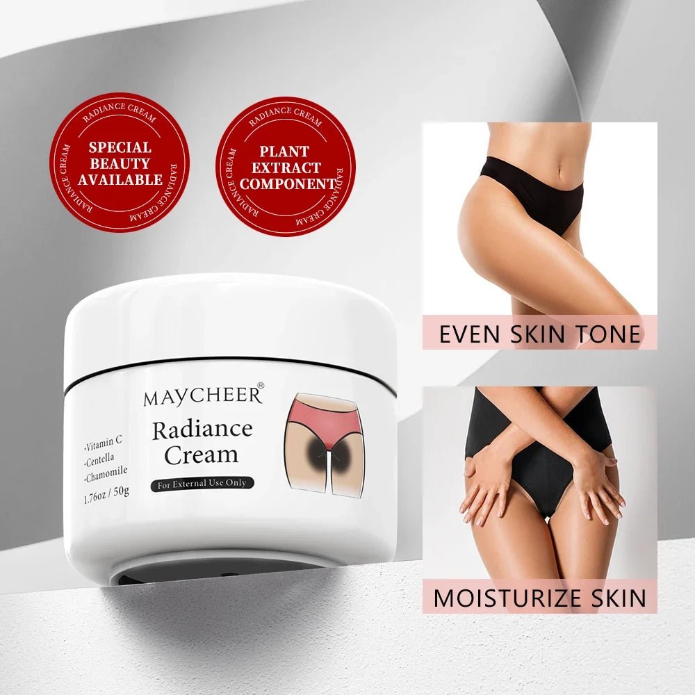 50g Whitening Cream Private Parts Underarm Bleaching Whiten Butt Knee Brighten Inner Thigh Intimate Parts Dark Remove Melanin - JromoCompany