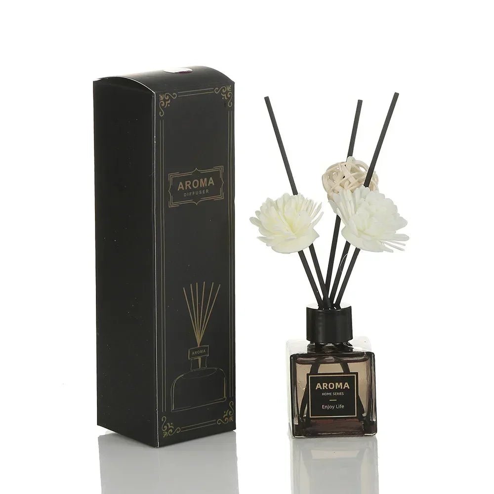 50ml Premium Aroma Diffuser Oil for Home Car Air Freshener Room Deodorizer Perfume Long Lasting Fragrance - JromoCompany