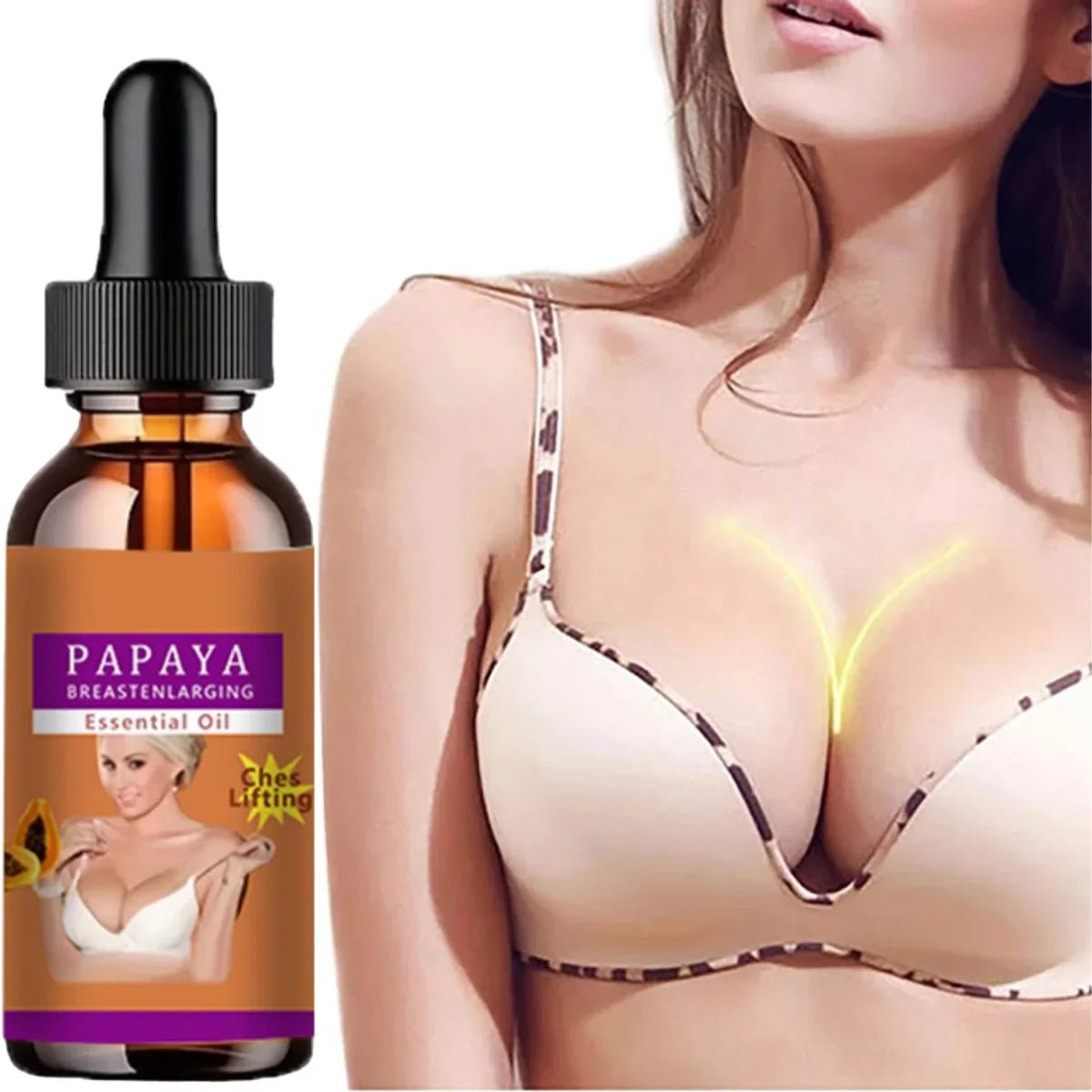 5ML/15ML/30ML/50ML/Women Breast Enlargement Oil Essential Oils Firming Enhancement Breast Enlarge Big Bust Enlarging Bigger Ches - JromoCompany
