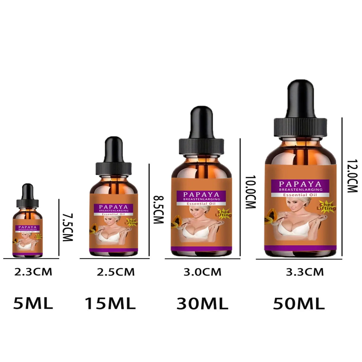 5ML/15ML/30ML/50ML/Women Breast Enlargement Oil Essential Oils Firming Enhancement Breast Enlarge Big Bust Enlarging Bigger Ches - JromoCompany