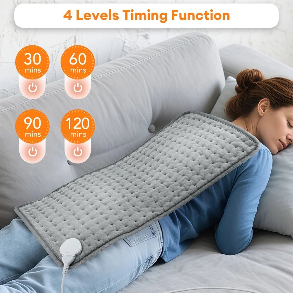 9 Level 4 Mode Timer 30X60cm Electric Heating Pad Blanket Hot Heated Pad for Abdomen Shoulder Knee Legs Winter Warm Washable - JromoCompany