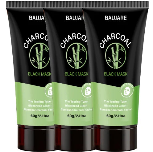 Charcoal Blackhead Peel Off Mask with Centella & Niacinamide, Deep Cleansing Pores & Purifying Skin, For All Skin Types.