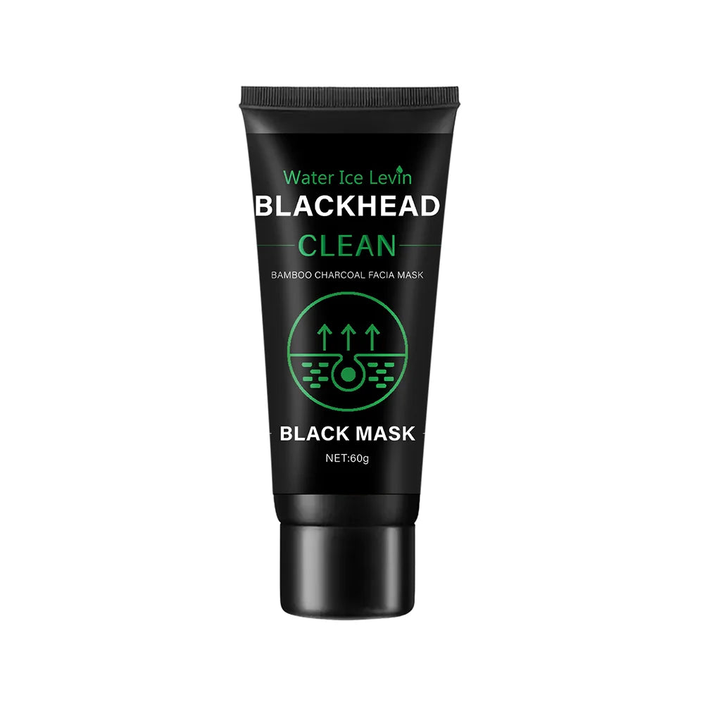 60g Bamboo Charcoal Fiber Mask Blackhead Removal Deep Mask Deep Cleansing Cleansing Exfoliating Mask Treatment Black Mask