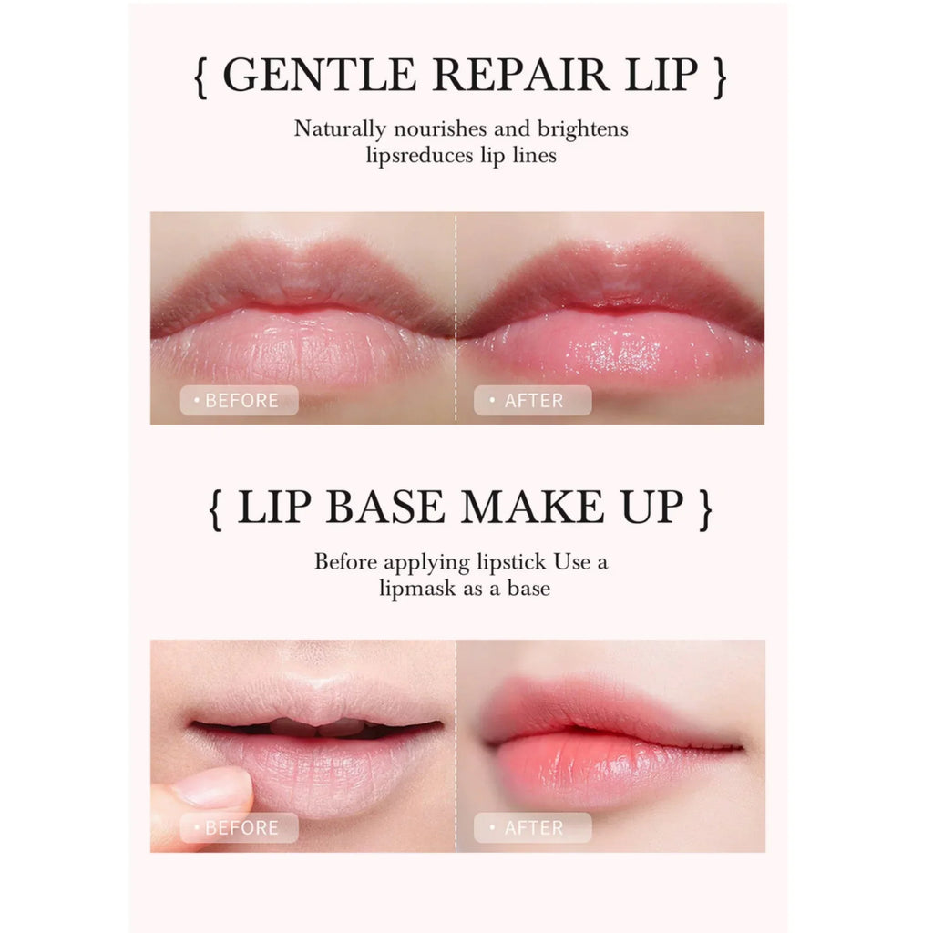 HANDAIYAN 2-in-1 Lip Exfoliator & Moisturizer Sugar Scrub Lip Repair Mask Lipbalm Double Lip Care Effected Lip Scrub Balm