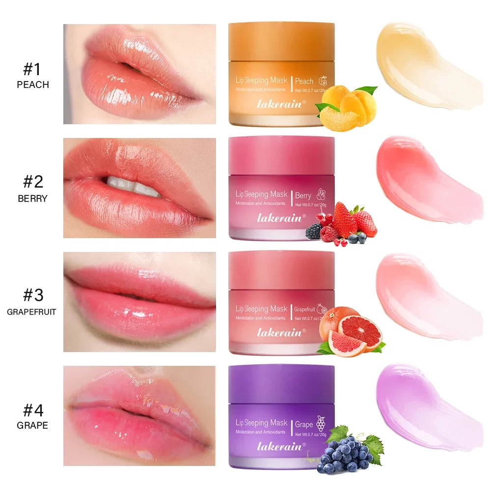 20g Moisturizing Lip Mask Night Sleeping Lips Care Maintenance Fades Lip Lines Relieves Lipitis Lip Care Products