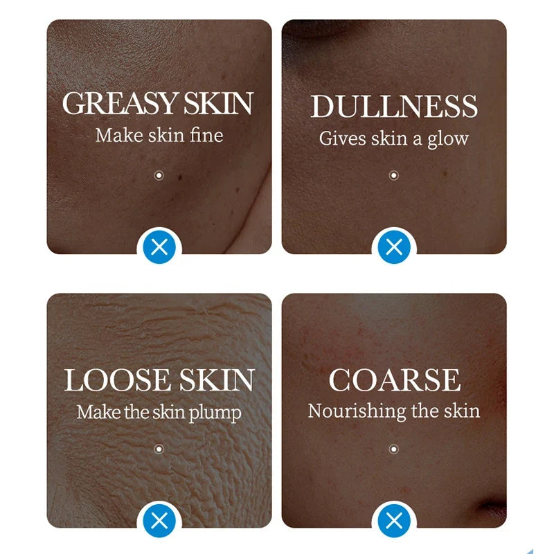 5pcs SADOER Ice Masks for Face Deep Hydrating Moisturizing Brightening Firming Face Mask Sheet Facial Masks Beauty Skin Care