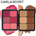 12-color concealer and blush palette Matte and highlight contour makeup rouge palette