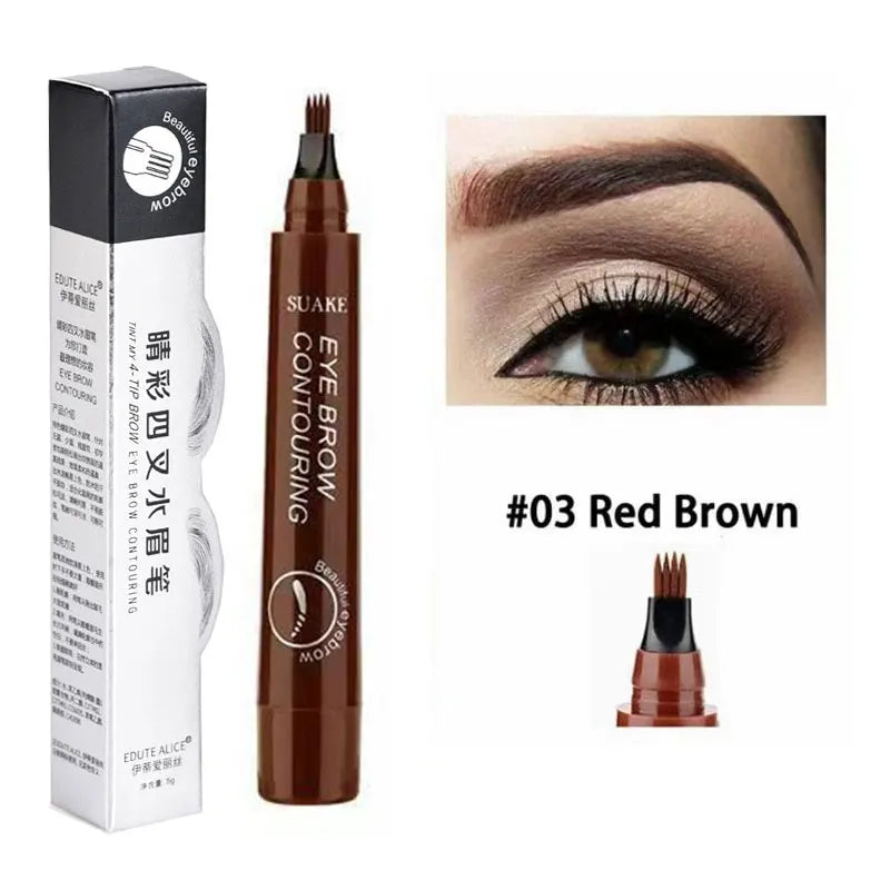 Eyebrow pencil Waterproof Permanent Long Lasting High quality professional makeup for women Cheap Cosmetics Enhancer