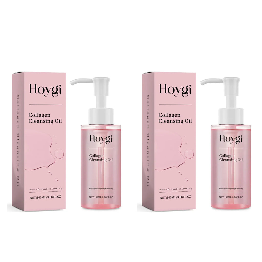 Collagen Makeup Remover Oil Jojoba Oil Makeup Remover Deep Cleansing Pore Dirt Gentle Daily Emulsifying Facial Cleanser Cosmetic