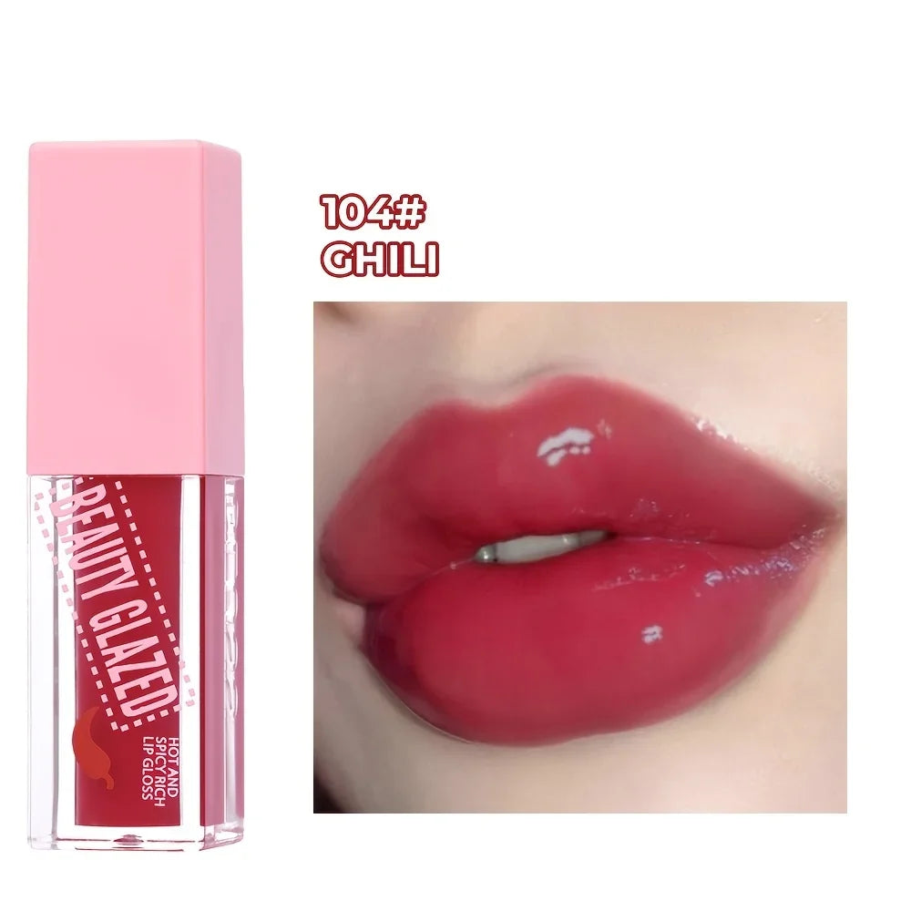 Chili Lip Plumper Oil Serum Instant Long Lasting Volumising Essence Oil Repair Lip Fine Lines Increases Elasticity Sexy Lip Balm