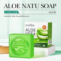 Aloe Vera Smooth Cleansing Natural Soap Cleansing Smooth Handmade Essential Oil Soap100g - JromoCompany