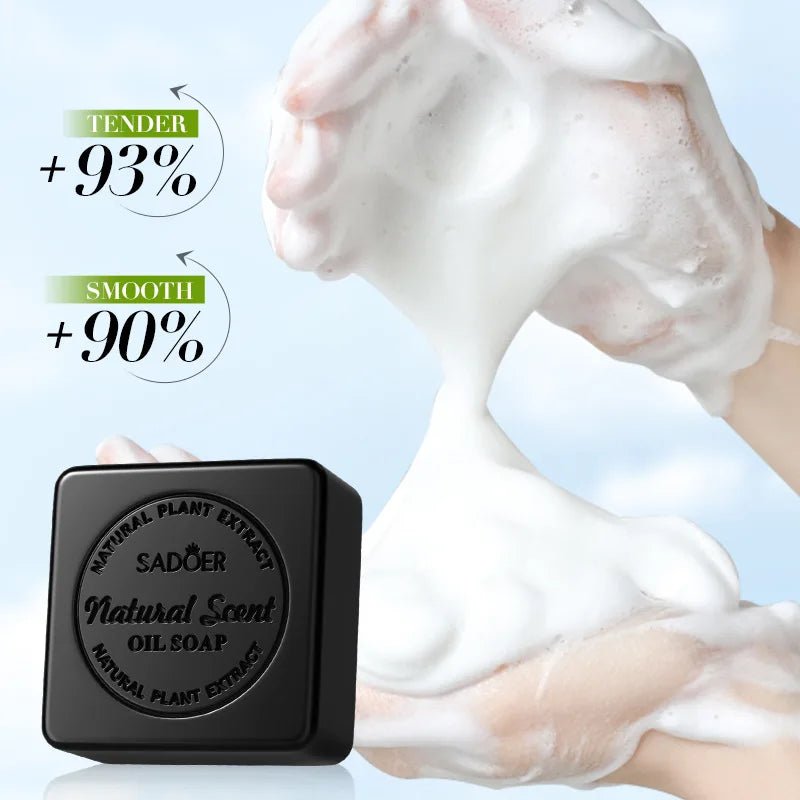 Bamboo Charcoal Handmade Soap Women Cleaner Deep Cleansing Body Whitening Soap Shaving Sabonis Skin Lightening Foam 1box - JromoCompany