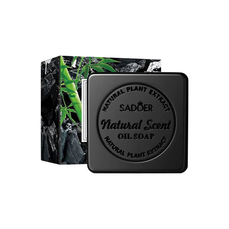 Bamboo Charcoal Handmade Soap Women Cleaner Deep Cleansing Body Whitening Soap Shaving Sabonis Skin Lightening Foam 1box - JromoCompany