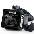 Bamboo Charcoal Soap Bar Deep Cleansing for Oily Light Beige,Moisturizing & Brightening Face & Body Bar For Women - JromoCompany