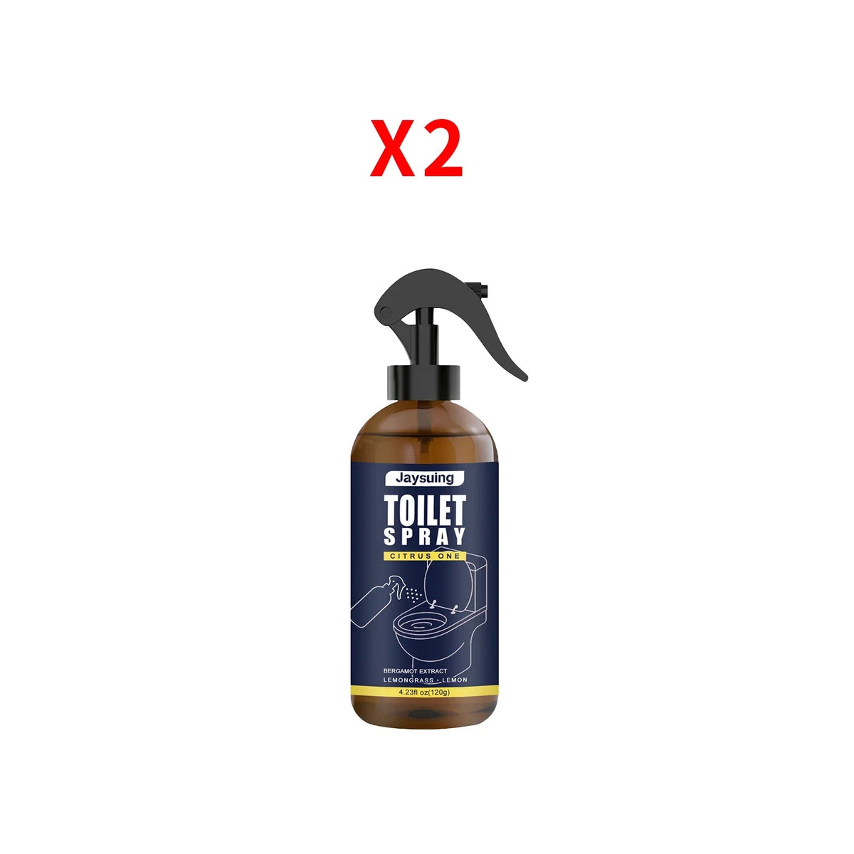 Bergamot Bathroom Deodorizer Spray Multi-functional Air Freshener for Kitchen Bedroom Interior Household Air Purification Spray - JromoCompany