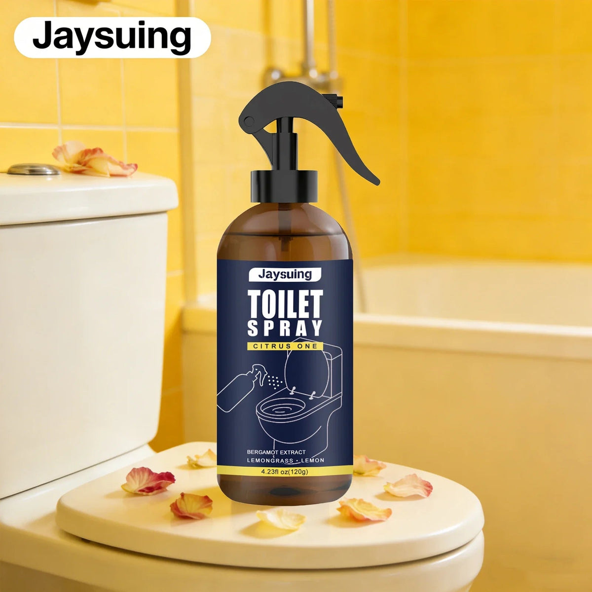 Bergamot Bathroom Deodorizer Spray Multi-functional Air Freshener for Kitchen Bedroom Interior Household Air Purification Spray - JromoCompany