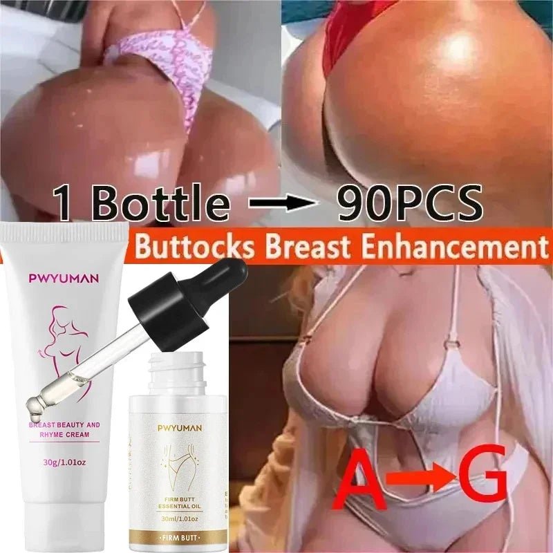 Breast Enlargement Cream Butt Lift Up Firm Essential Oil Big Ass Enhance Butt Breast Plump Growth Tighten Shaping Sexy Body Care - JromoCompany