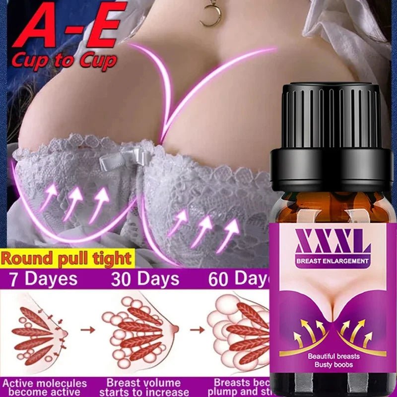 Breast Enlargement Essential Oil Frming Enhancement Breast Enlarge Big Bust Enlarging Bigger Chest Massage Prevents Sagging Care - JromoCompany