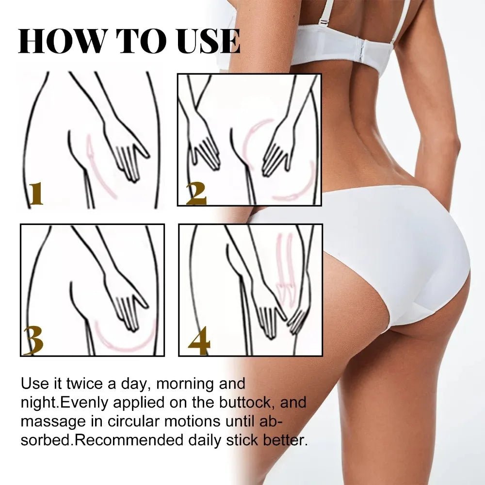 Buttock Essential Oil Highlighting Buttock Curve Firming Lifting Plumping Buttocks Nourishing Massage Treatment Oil - JromoCompany