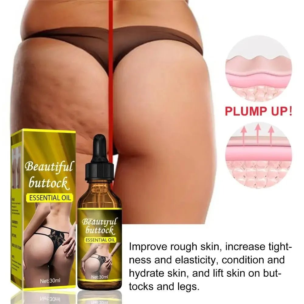 Buttock Essential Oil Highlighting Buttock Curve Firming Lifting Plumping Buttocks Nourishing Massage Treatment Oil - JromoCompany
