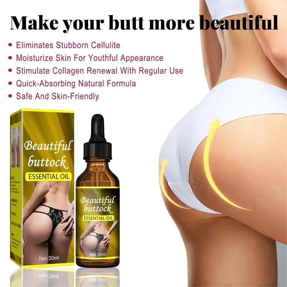 Buttock Essential Oil Highlighting Buttock Curve Firming Lifting Plumping Buttocks Nourishing Massage Treatment Oil - JromoCompany