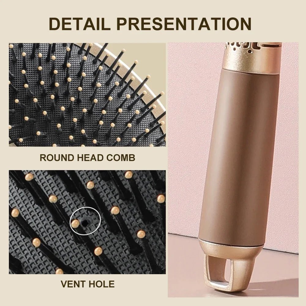 CALIYI Hair Massage Air Cushion Comb Brush Scalp Hairbrush Detangle Anti Static Salon SPA Hairdressing Styling Tool Oval Round - JromoCompany