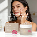 Cleanse & Revive Face Scrub Moisturizing Deep Clean Pore Exfoliating Soothing Softening Skin Brightening Rose Facial Scrub Cream - JromoCompany