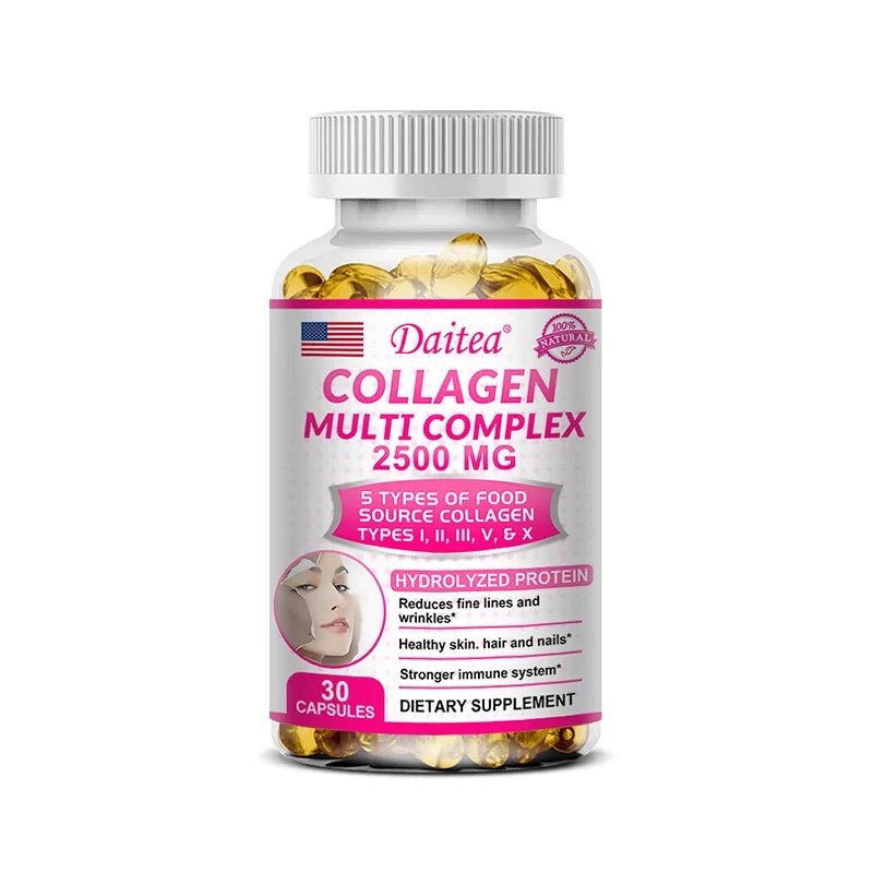 Daitea Hydrolyzed Collagen Supplement – Supports Healthy Skin, Joints, Hair, Nails - Antioxidant - Dietary Supplement - JromoCompany