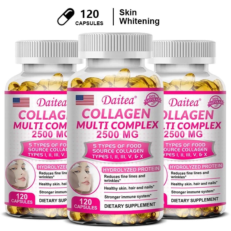 Daitea Hydrolyzed Collagen Supplement – Supports Healthy Skin, Joints, Hair, Nails - Antioxidant - Dietary Supplement - JromoCompany