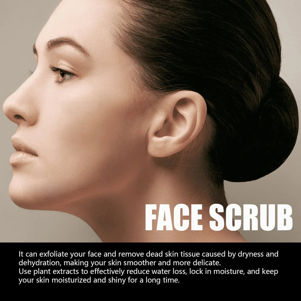 EELHOE Facial Scrub Soften Cutin Removal Dead Skin Repair Face Moisturizer Skin Smooth Shrink Pores Tightening Skin Care Scrub - JromoCompany