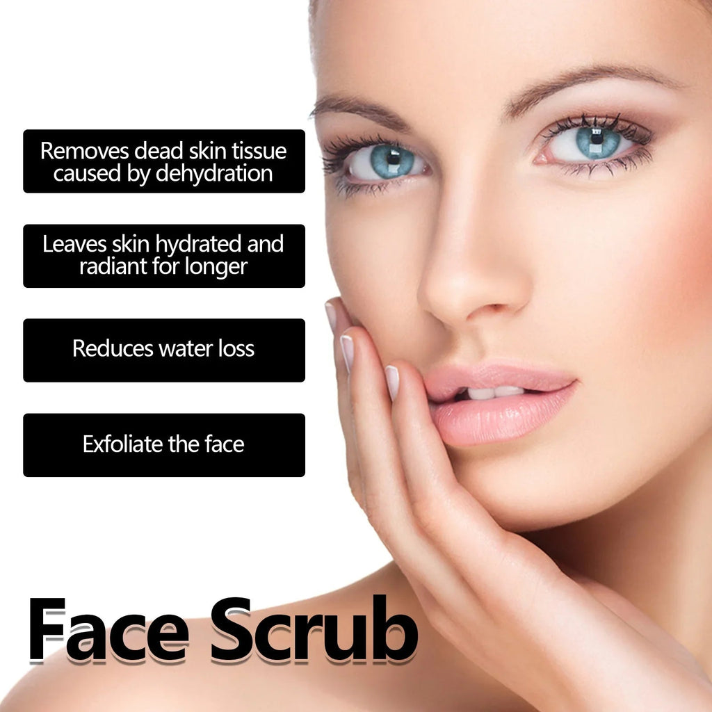 EELHOE Facial Scrub Soften Cutin Removal Dead Skin Repair Face Moisturizer Skin Smooth Shrink Pores Tightening Skin Care Scrub - JromoCompany